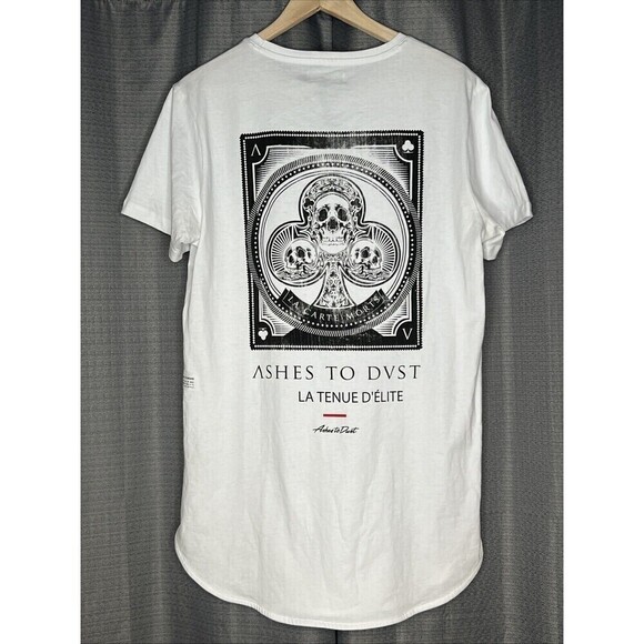 Ashes To Dust Men’s White TSHIRT Medium Short Sleeved - Picture 1 of 10